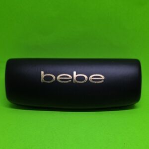 Bebe Black Clamshell Eyeglass Case (Case Only)